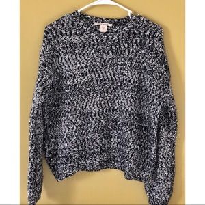 Black and White Cozy Sweater